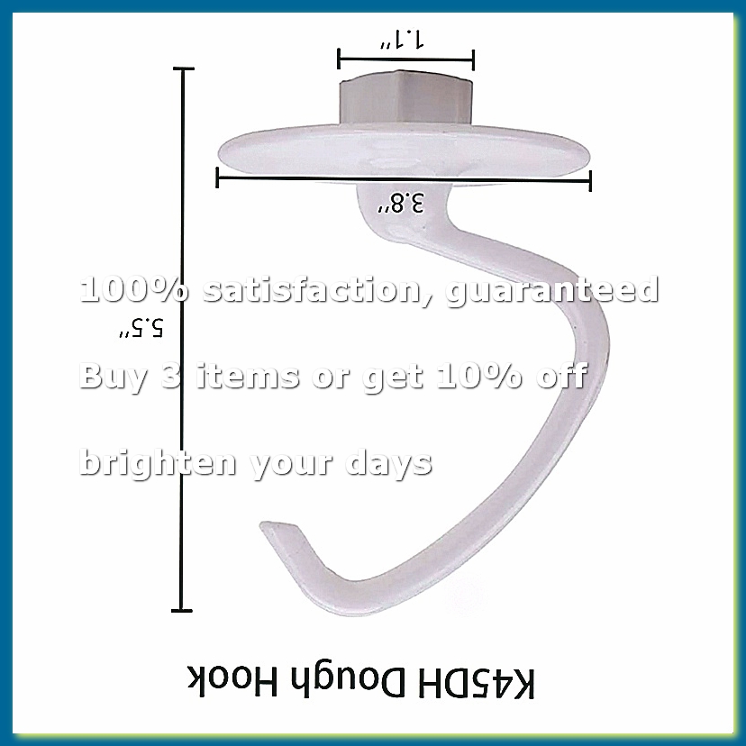 Kitchenaid Mixer Hand Mixer - K45DH Knethaken K45B Beschichteter Flachrührer K45WW