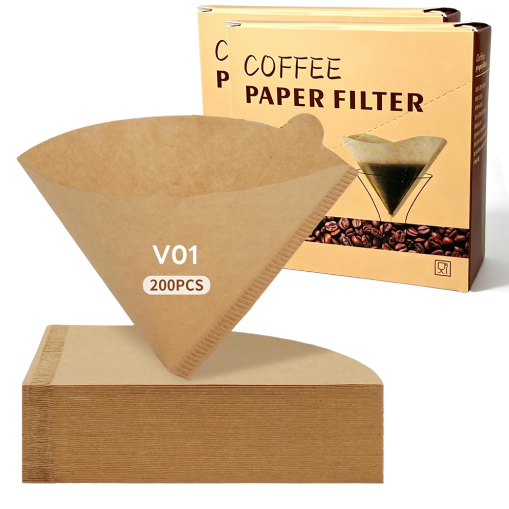 Coffee Equipment Espresso - Kaffeefilter 200 Stück Konische Kaffeefilter #