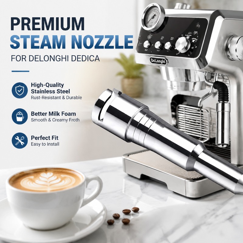 Steam Wand Tip - Universelle Snap-on Dampfdüse Ersatzteil für Kaffeemaschinen