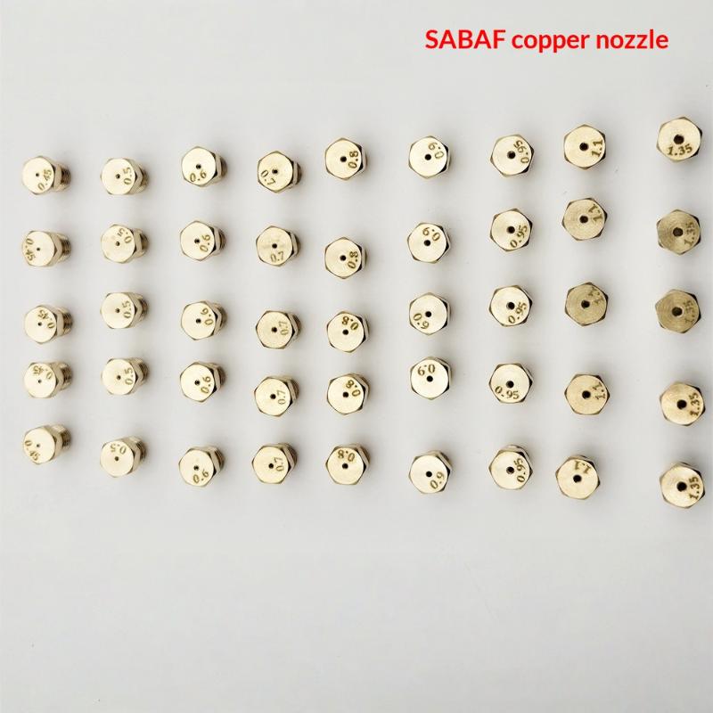 Steam Wand Tip - 5er-Set Brenner-Gasherd-LPG-Umrüstsätze, Messingdüsen 50 65 70