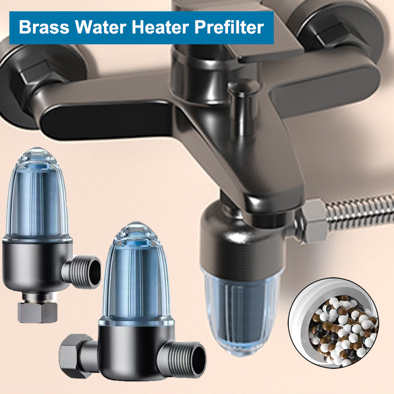 Water Filter Cartridge - Neuer Badezimmer-Edelstahl-Wasserfilter Filterelement Reinigbar Messing-Vorfilter Abnehmbare