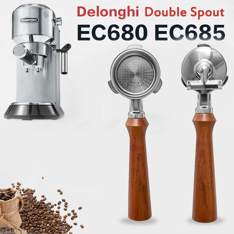 Delonghi Espresso Magnifica - Doppel auslauf 51mm Kaffee Sieb träger