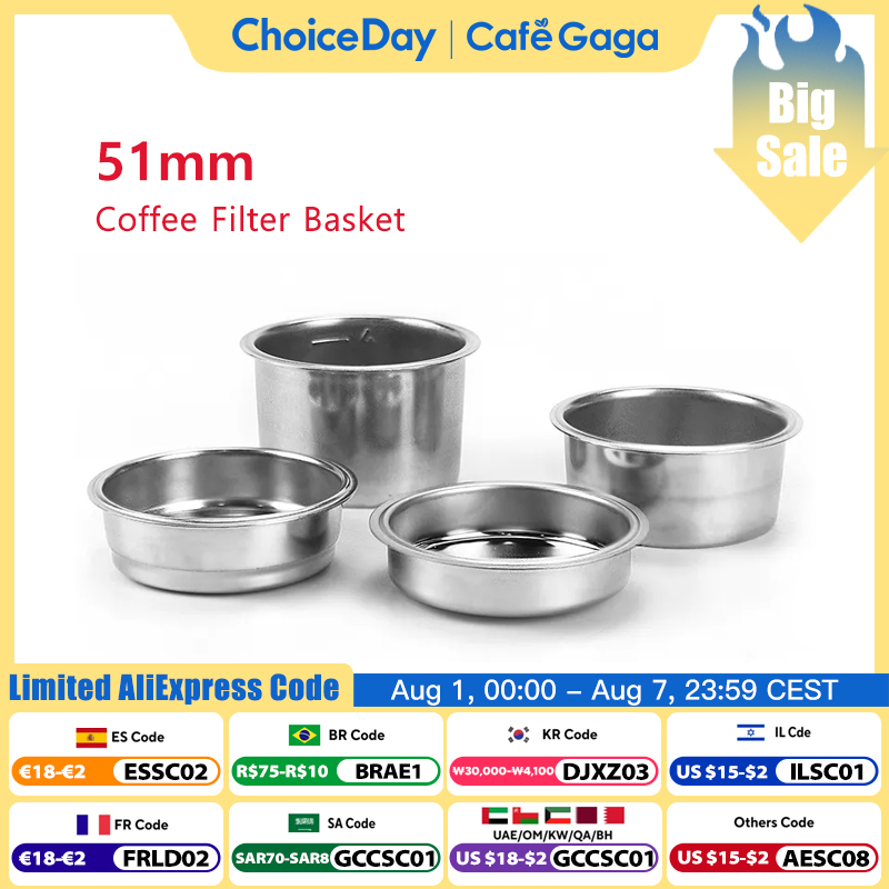 Coffee Equipment Espresso - 51mm Kaffee Filter Korb Für Delonghi