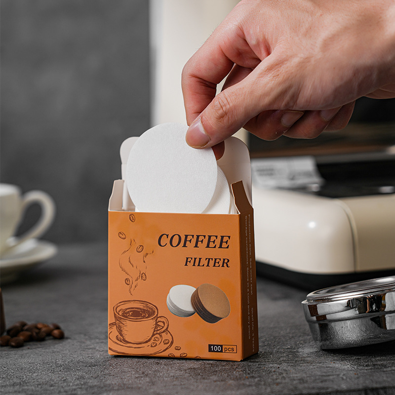 Coffee Equipment Espresso - 100-teiliges Set mit runden Kaffeefilterpapieren in