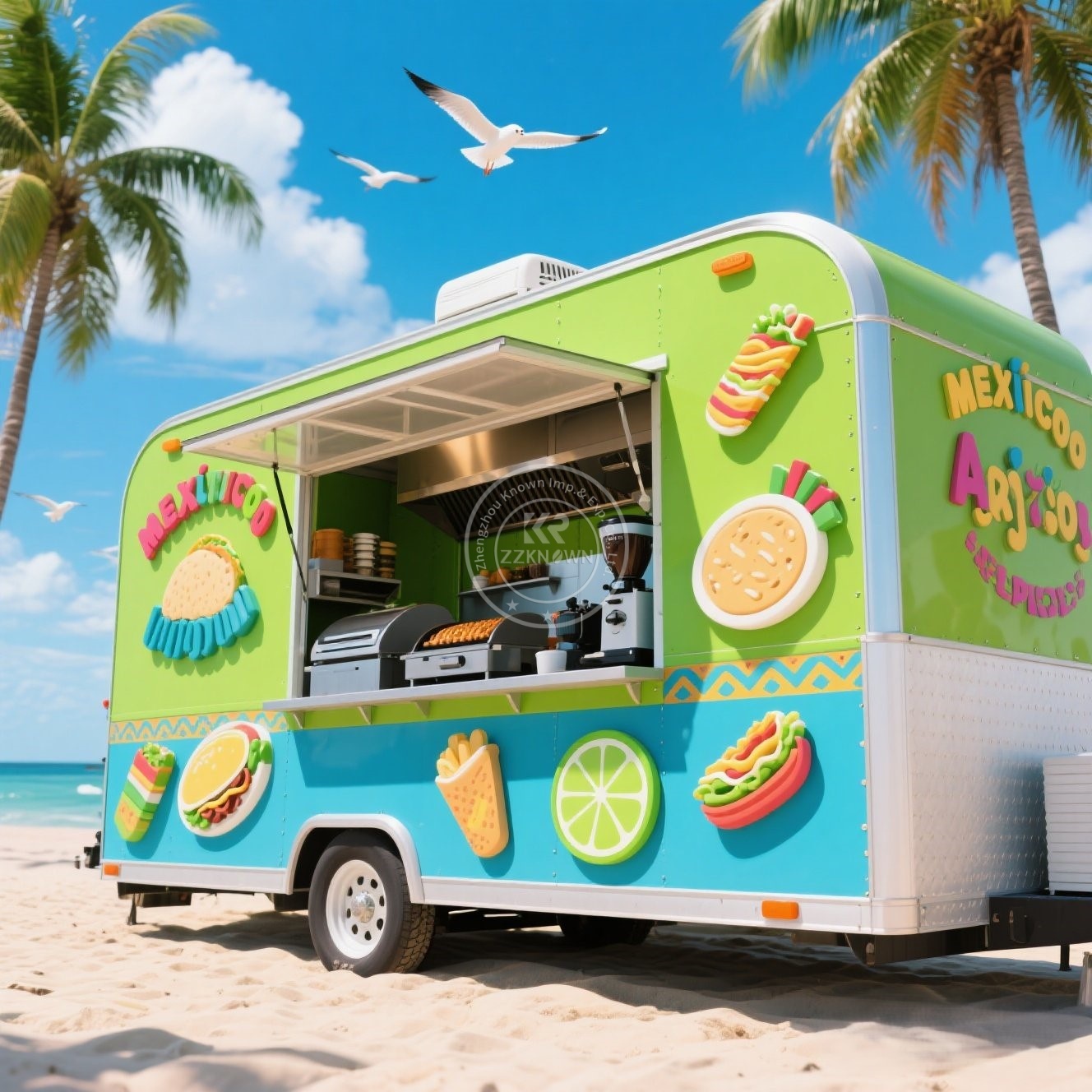 Coffee Equipment Price - Bestpreis Mobiler Kaffee-Food-Truck Burger Vans Hot