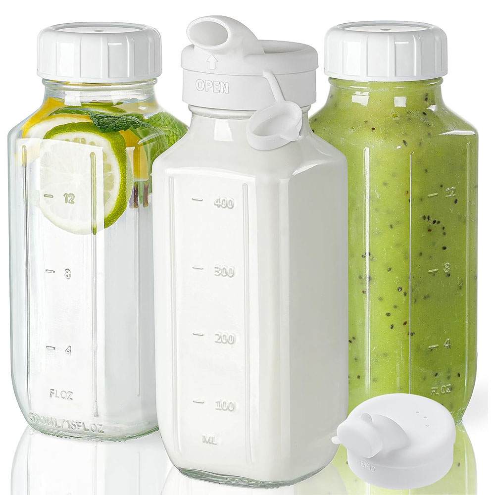 Glas-Saftflaschen mit Deckeln, – Bean Hopper Lid Bewertung und Preis