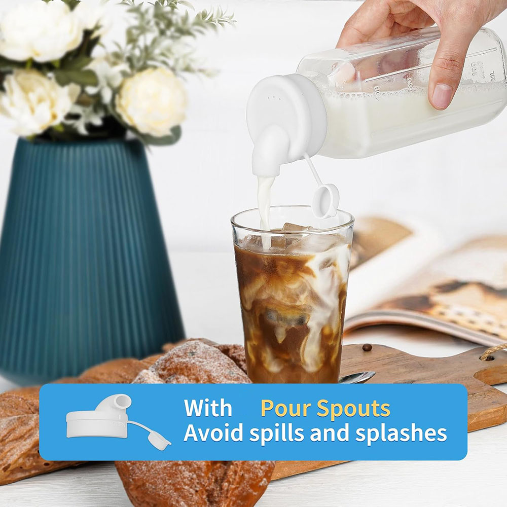 Glas-Saftflaschen mit Deckeln, – Bean Hopper Lid Bewertung und Preis