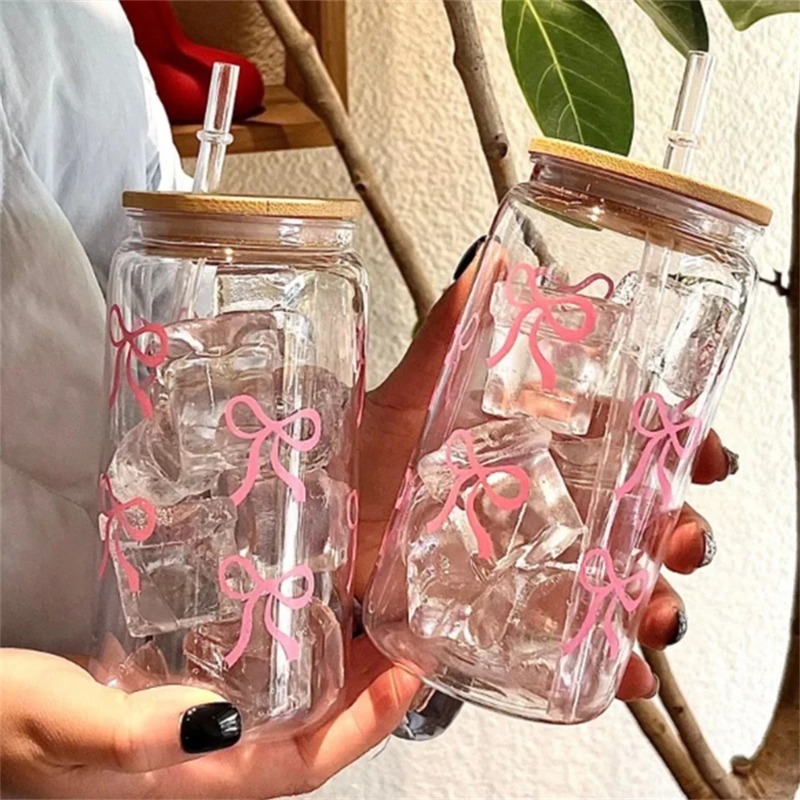 1 Stück Niedlicher Glasbecher  – Bean Hopper Lid Bewertung und Preis