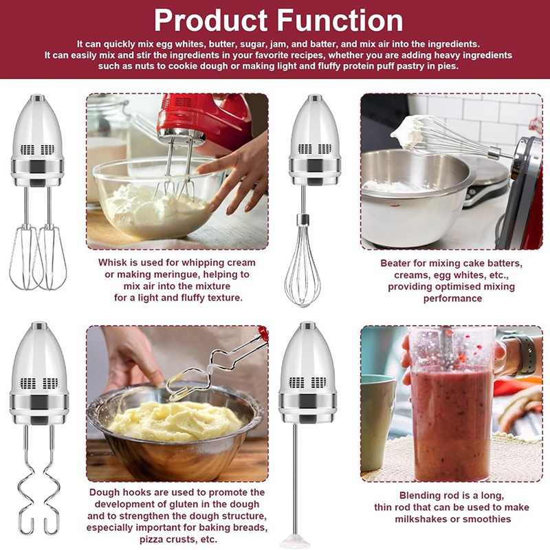 Handmixer-Aufsätze, Rührbesen, – Kitchenaid Mixer Hand Mixer Bewertung und Preis