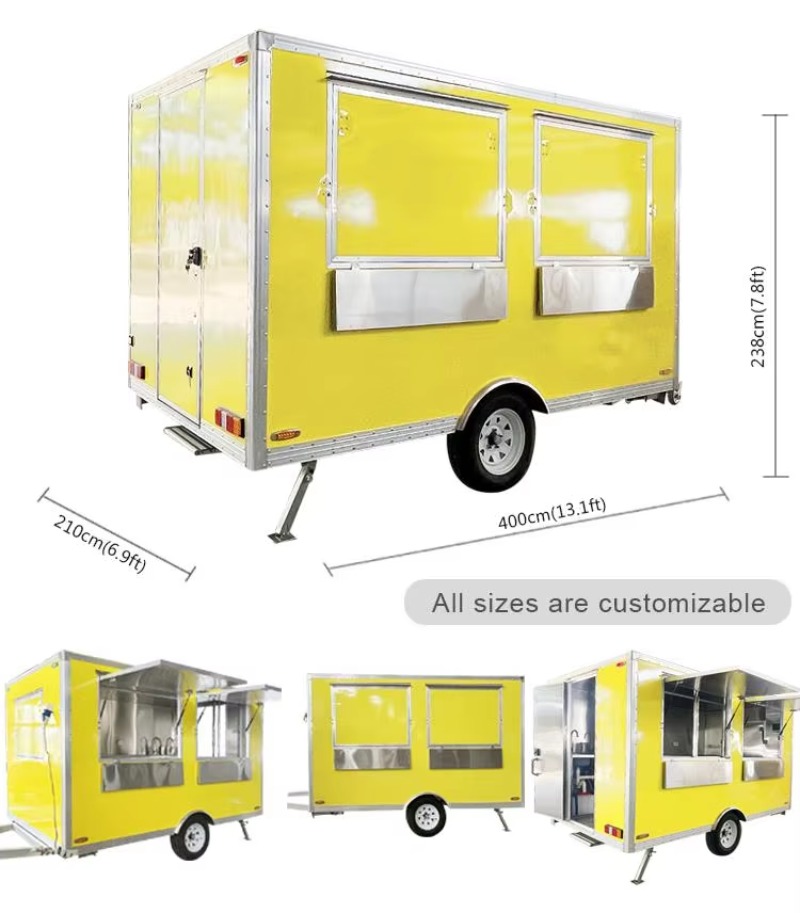 CE-Zertifizierter Voll Ausgest – Coffee Van Equipment Bewertung und Preis