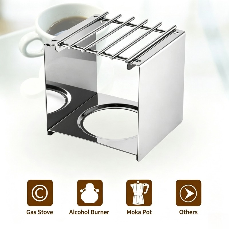Quadratischer Kaffeekocherstän – Coffee Equipment Usa Bewertung und Preis