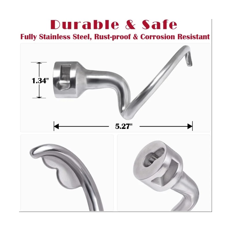 Edelstahl Spiral-Knethaken Ers – Kitchenaid Mixer Hand Mixer Bewertung und Preis