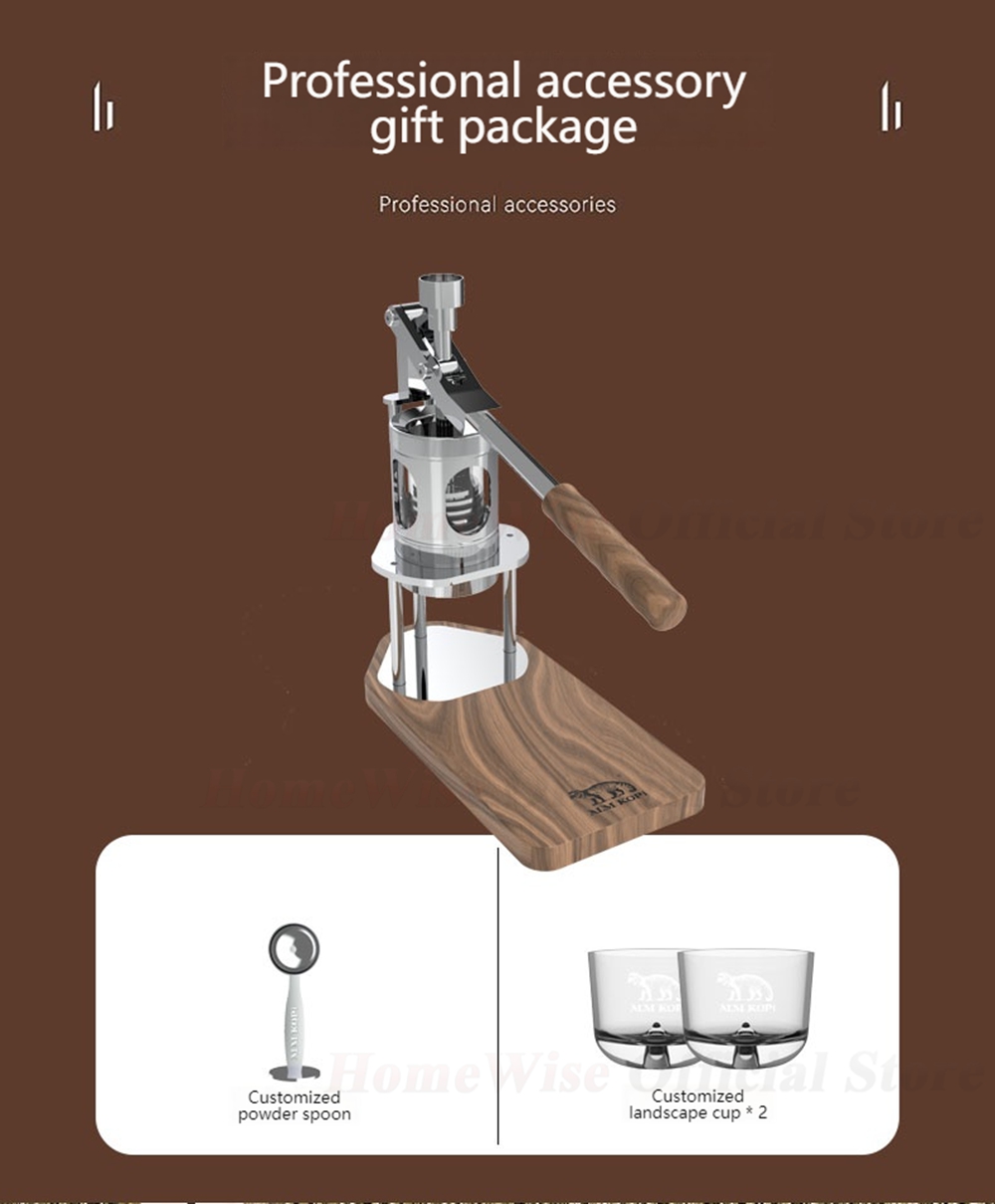 LXCHAN WS/WS1 Tragbarer manuel – Pressure Gauge Espresso Bewertung und Preis
