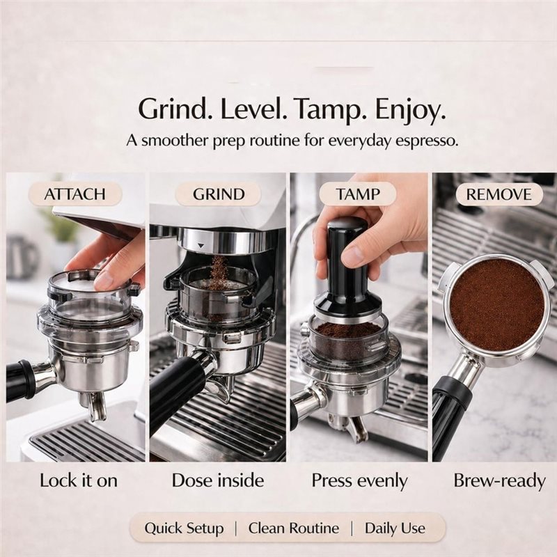 B51CNEU! Twist-Lock-Siebträger – Breville Espresso Barista Touch Bewertung und Preis