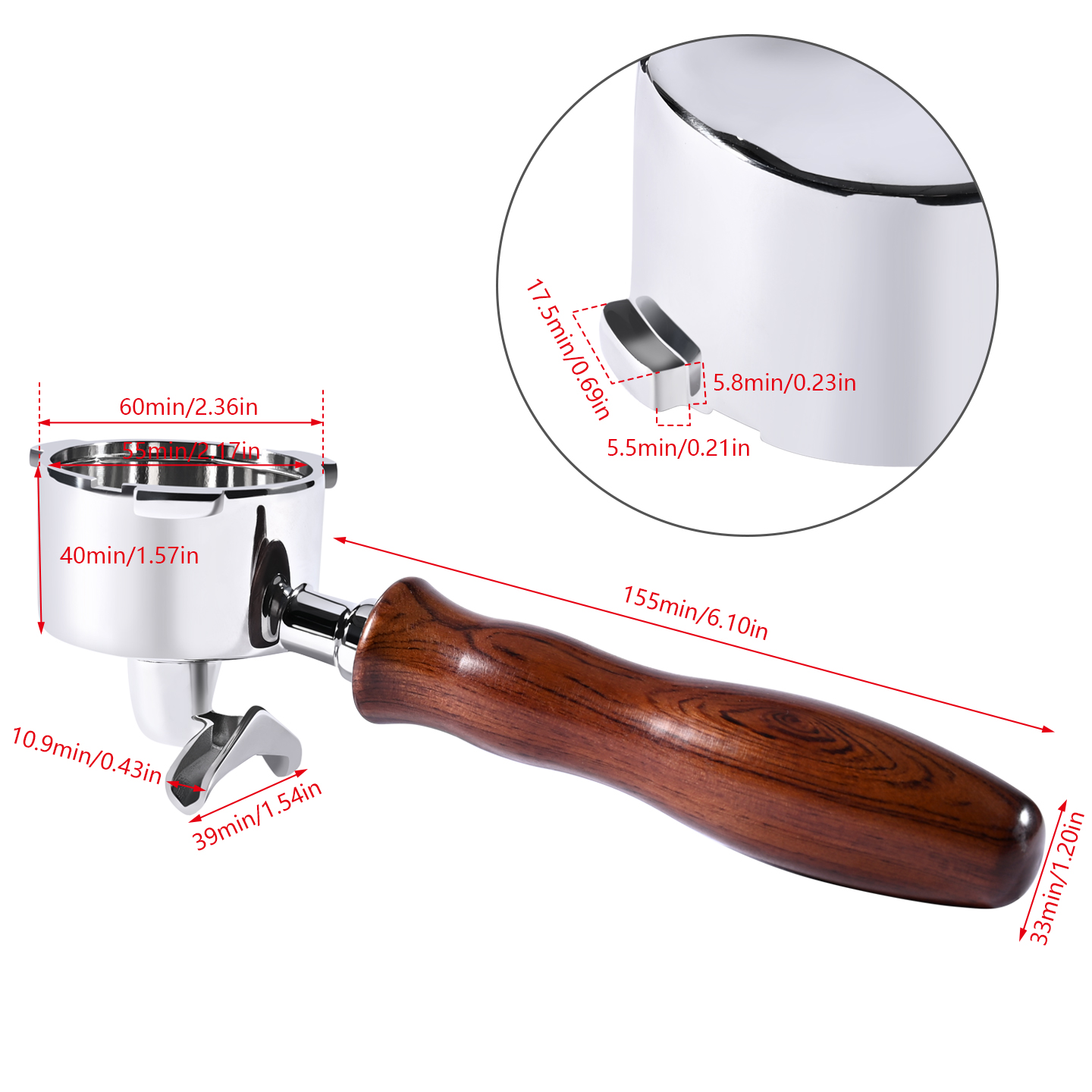51 mm Doppelauslauf-Kaffee-Sie – Coffee Equipment Espresso Bewertung und Preis