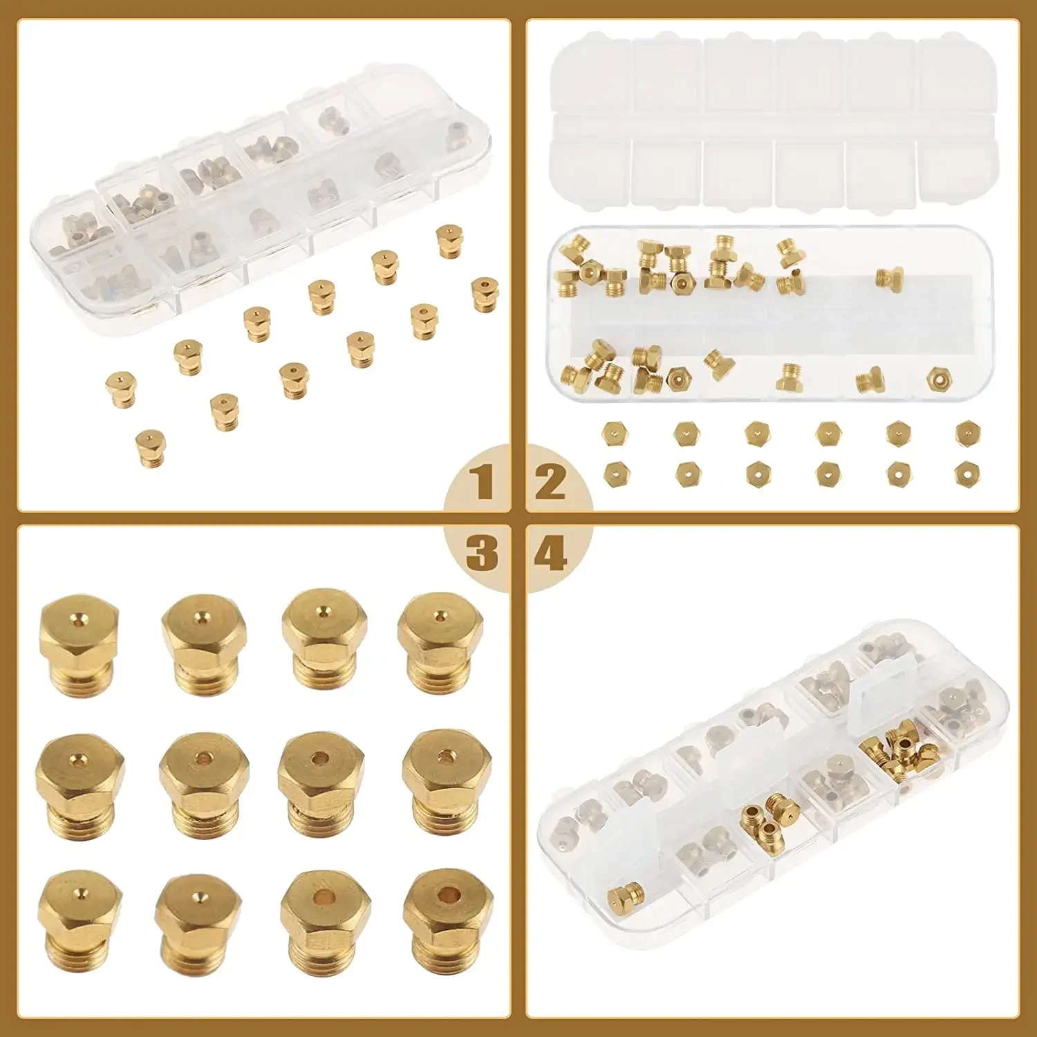 36 stücke/1Box Massiv messing  – Steam Wand Tip Bewertung und Preis