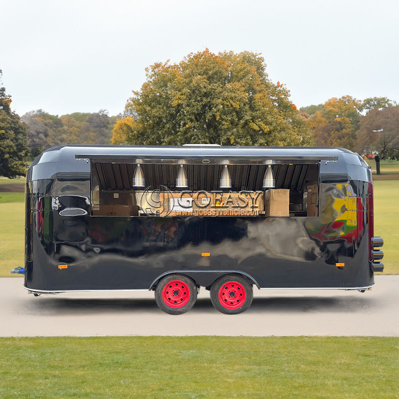 Coffee Food Truck Hot Dog Cart – Mobile Coffee Van Equipment Bewertung und Preis