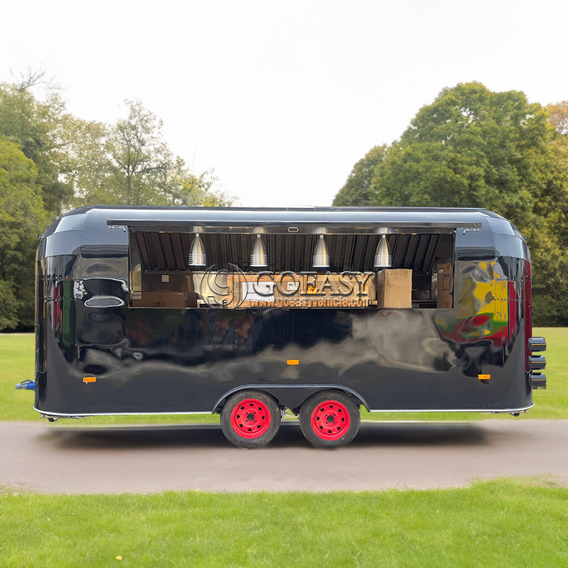 Coffee Food Truck Hot Dog Cart – Mobile Coffee Van Equipment Bewertung und Preis