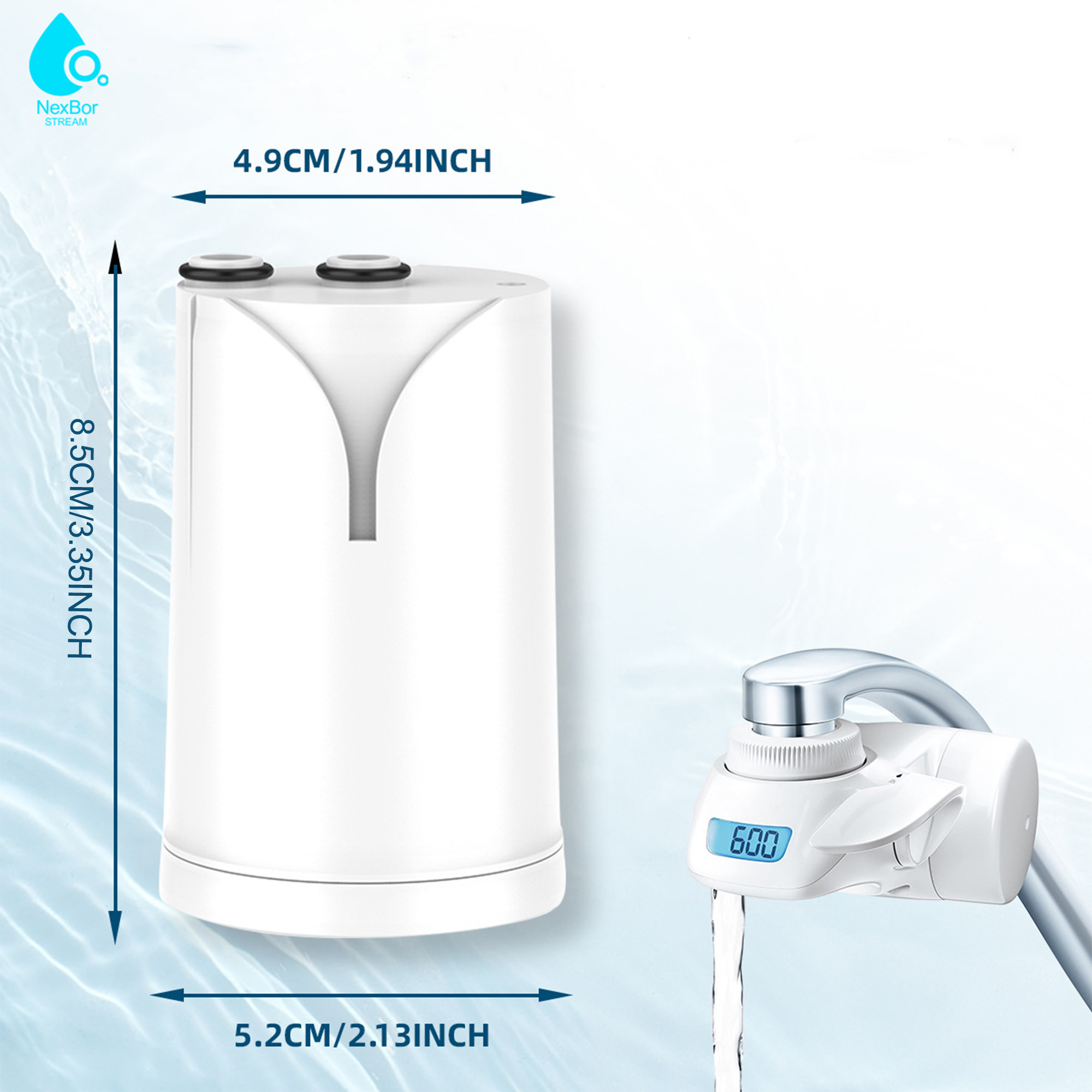 Wasserhahn-Wasserfilter, kompa – Water Filter Cartridge Bewertung und Preis
